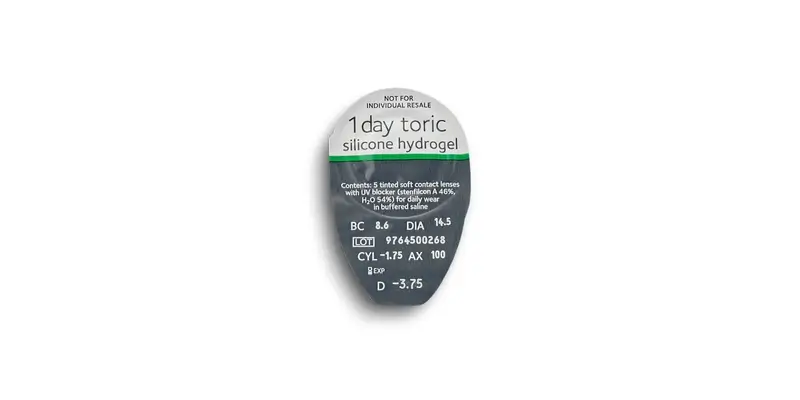 Myday Toric Daily Lenses, 30 units - -10.00, -0.75, 70, 8.6, 14.50 - Image 3