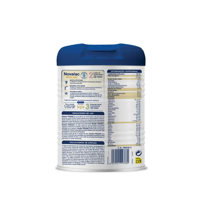 Novalac Procare 2 Continuation Milk Savings Pack 2X800Gr - Image 9
