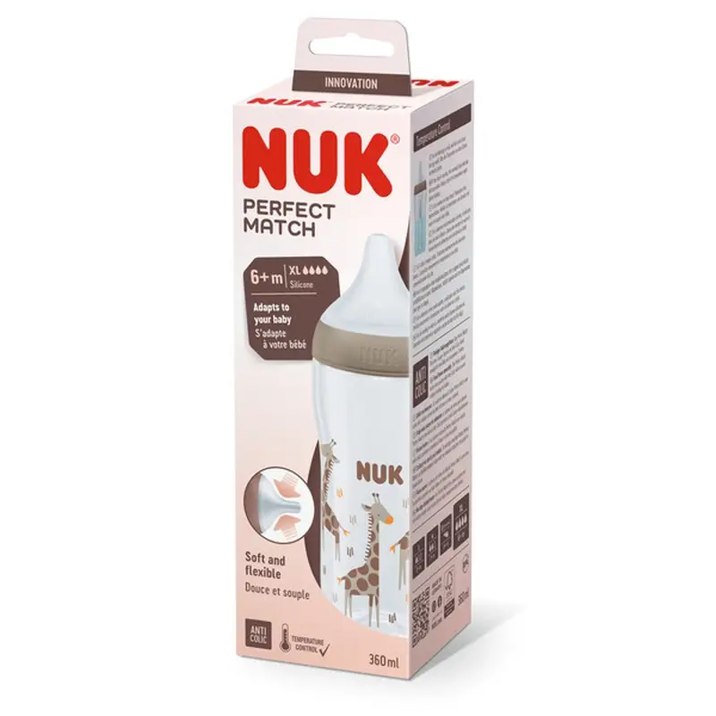 Nuk Perfect Match Pp Silicone Flow Xl Giraffe , 360 ml