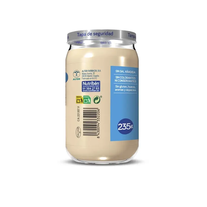 Nutriben Béchamel Potito with Sole and Hake , 235g - Image 3