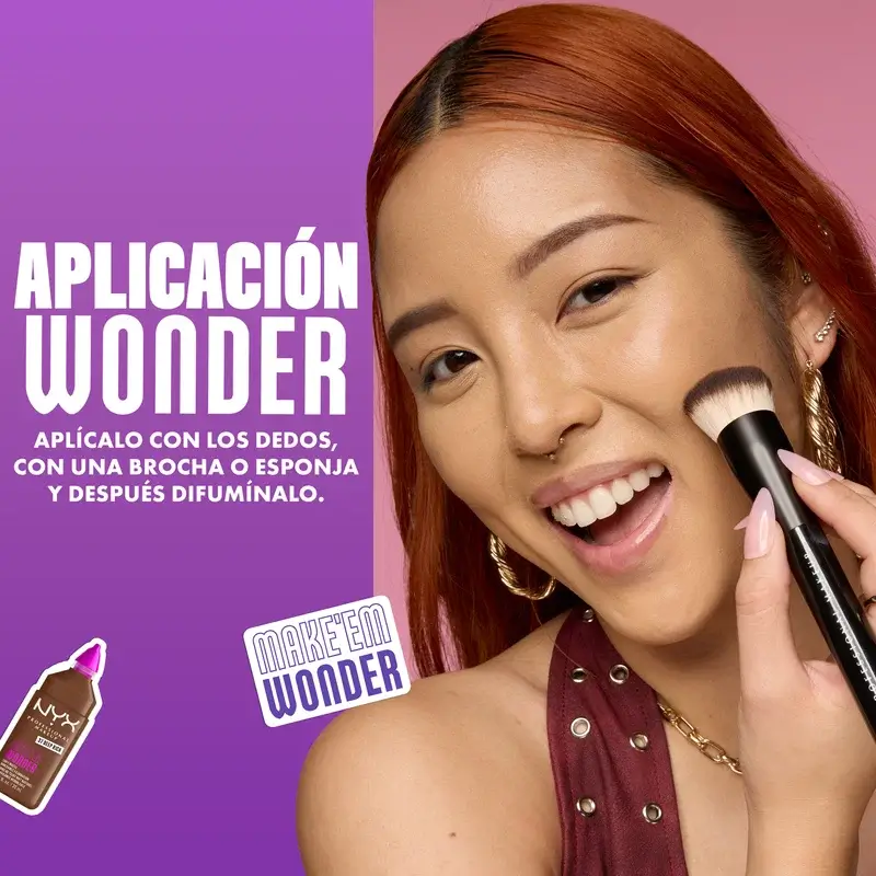 Nyx Cosmetics Make Em Wonder Fdt True Beige, 30 ml - Image 7