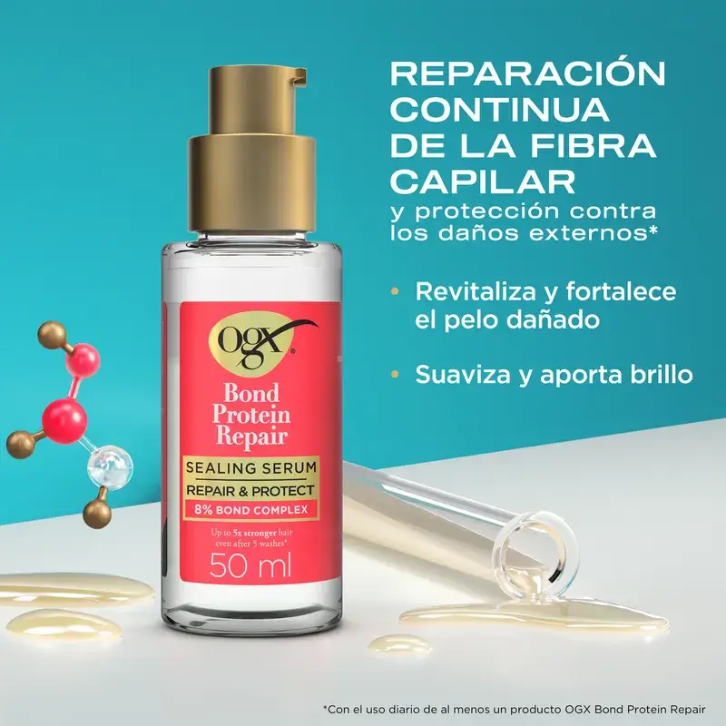 Ogx Bond Repair Sealing Serum, Hair Repair Serum, Hair Treatment, 50 Ml - Image 2