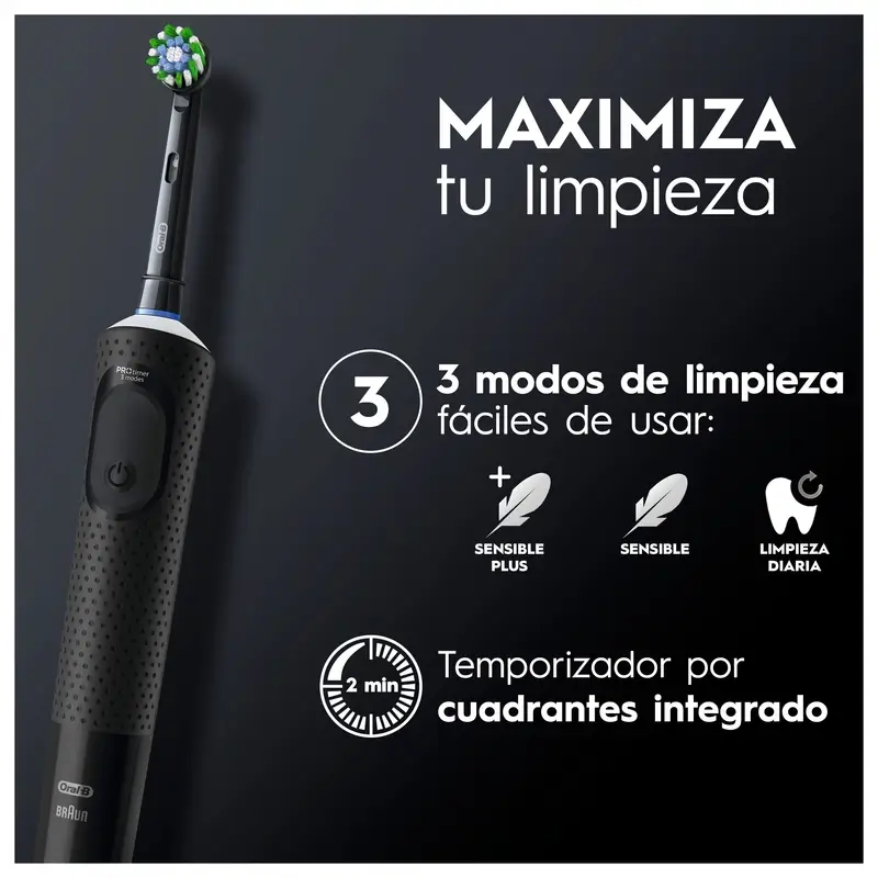 Oral-B Braun Vitality Pro Electric Toothbrush Black, 1 piece - Image 10