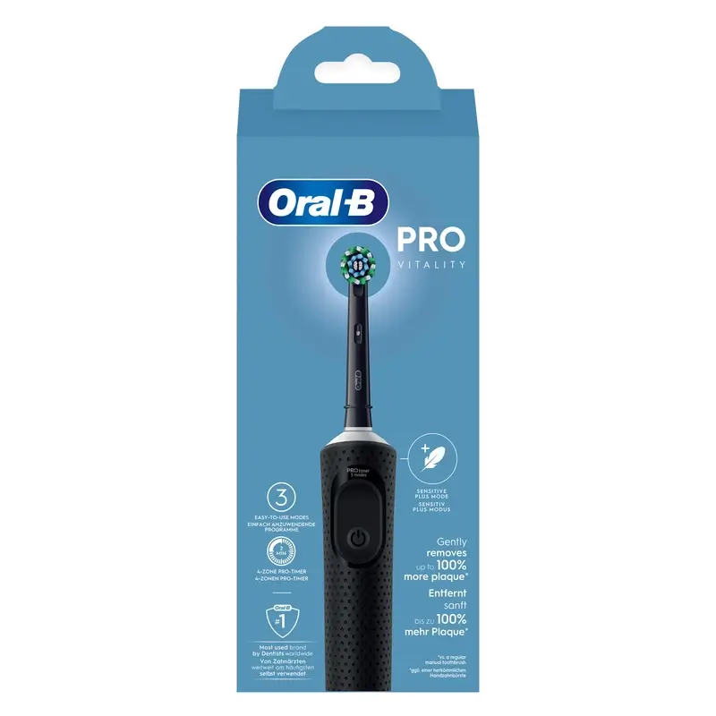 Oral-B Braun Vitality Pro Electric Toothbrush Black, 1 piece - Image 8