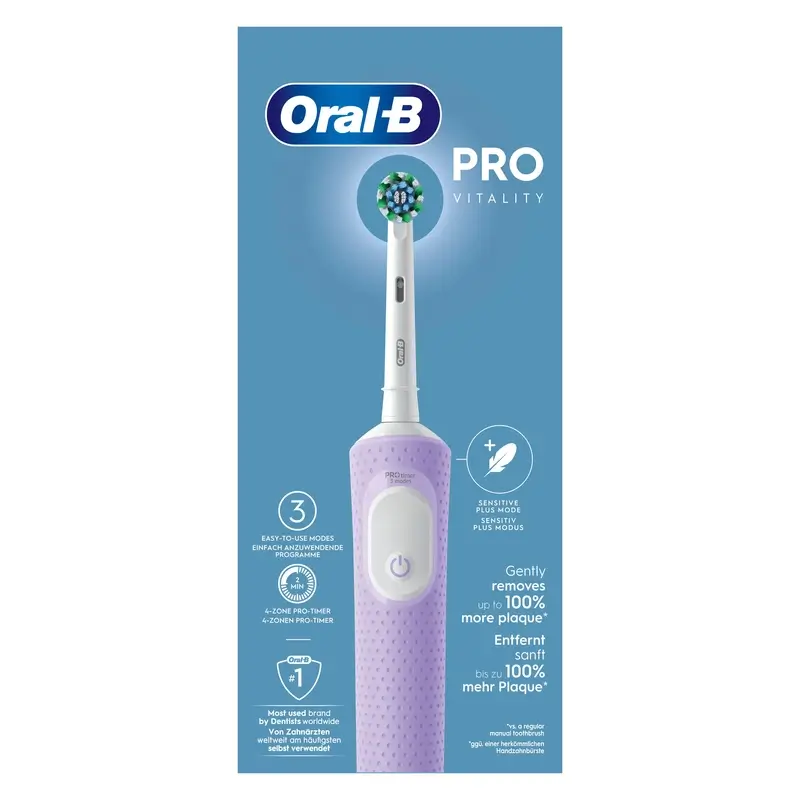 Oral-B Braun Vitality Pro Electric Toothbrush Purple, 1 piece - Image 4