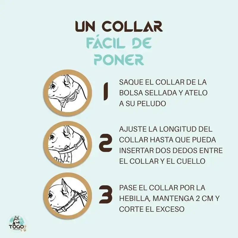 Pack Togo Anti-Parasite Repellent Collar For Dogs All Sizes - Image 3