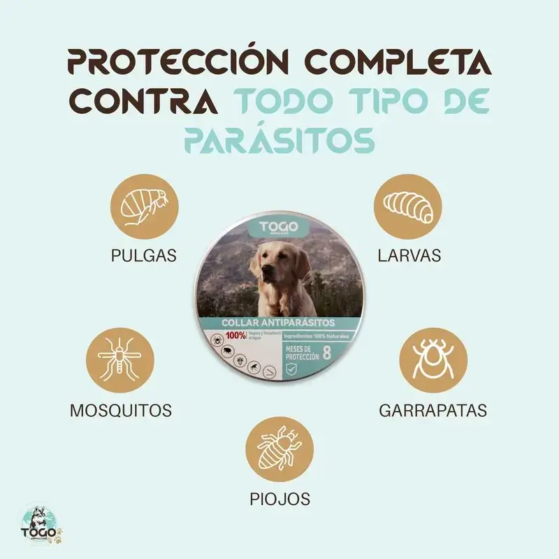 Pack Togo Anti-Parasite Repellent Collar For Dogs All Sizes - Image 4