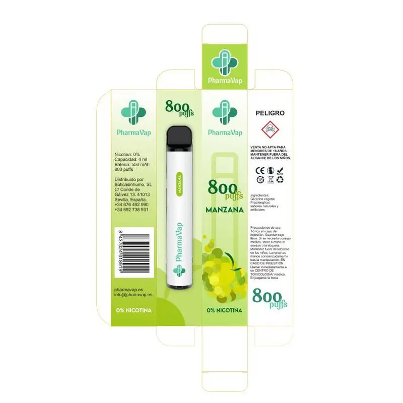 Pharmavap Vaper Apple Flavour - Image 2