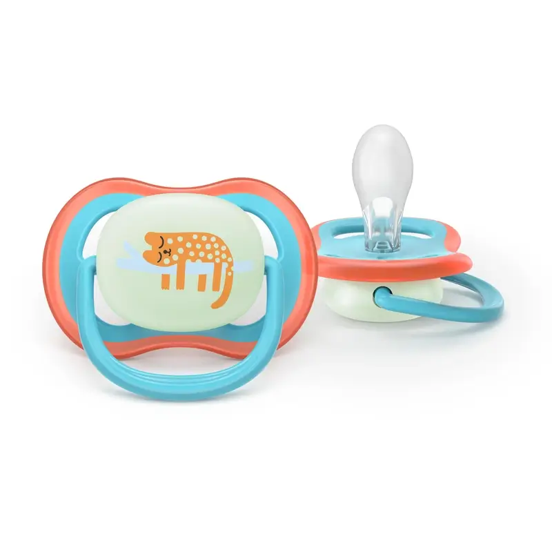 Philips Avent 2 dummies ultra air night-time +18m baby boy - Image 3
