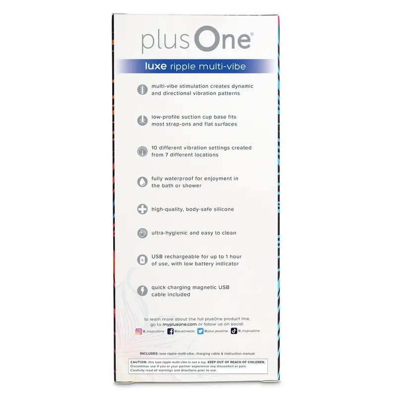Plusone Luxe Ripple Multi-Vibe , 1 pcs. - Image 9
