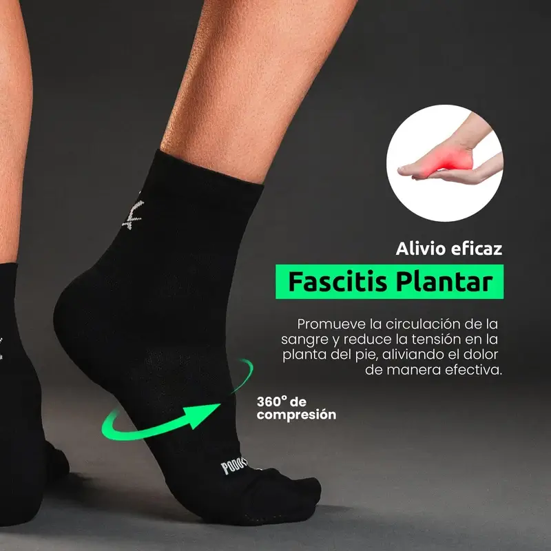 Podoks Comfort Socks H3 Black - Image 3