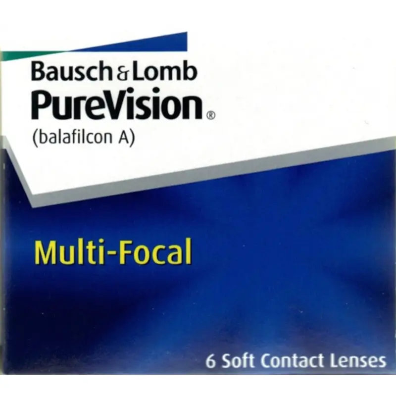 Purevision Multifocal Monthly Lenses , 6 units - -0.00, 8.6, Low, 14.0