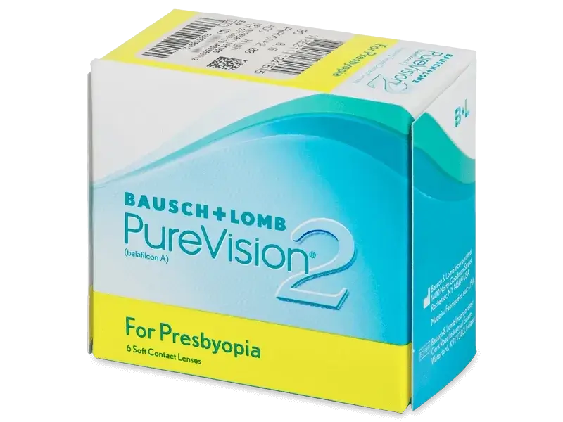 Purevision2 Multifocal Monthly Lenses , 6 units - +2.25, 8.6, Low, 14.0