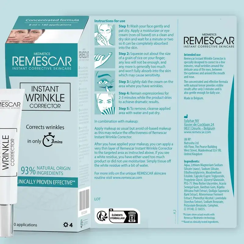Remescar Instant Wrinkle Corrector, 8 ml - Image 10