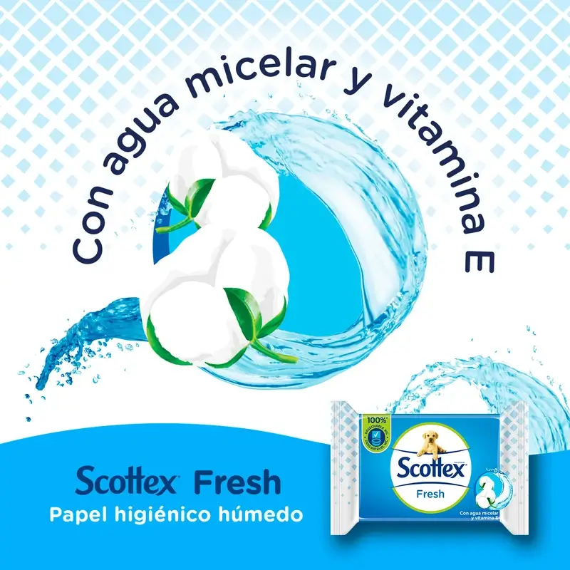 Scottex Fresh Wet Toilet Tissue , 74 units - Image 3