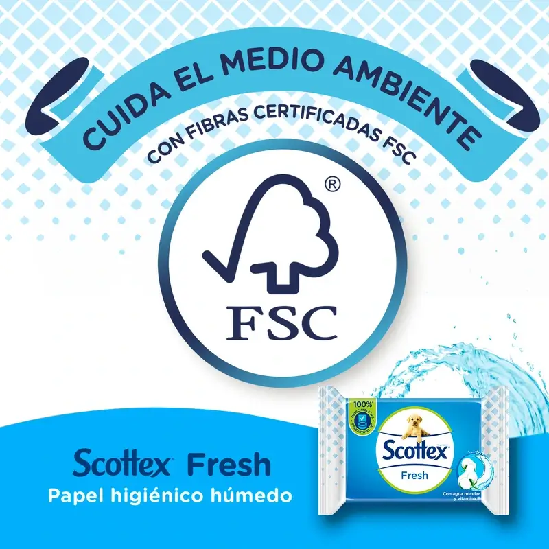 Scottex Fresh Wet Toilet Tissue , 74 units - Image 6