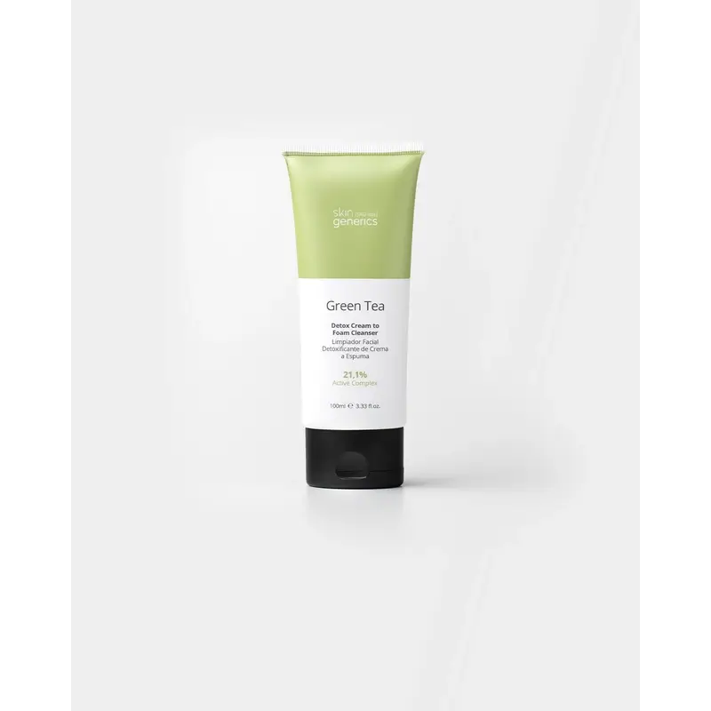 Skin Generics Green Tea Cream To Foam Cleanser 20.1%. - Image 2
