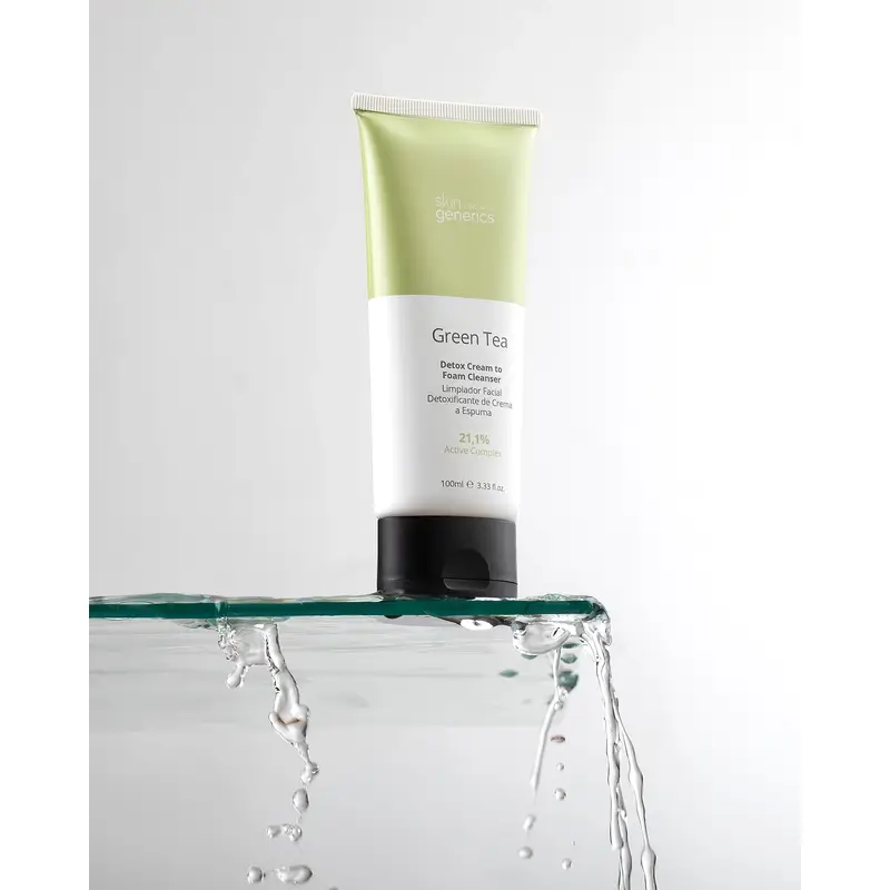 Skin Generics Green Tea Cream To Foam Cleanser 20.1%. - Image 3