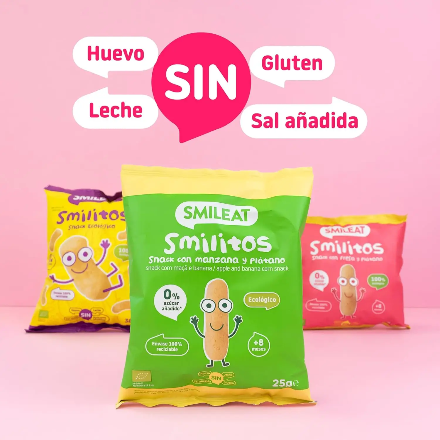 Smileat Smilitos Organic Corn Worms, 38 grams - Image 3