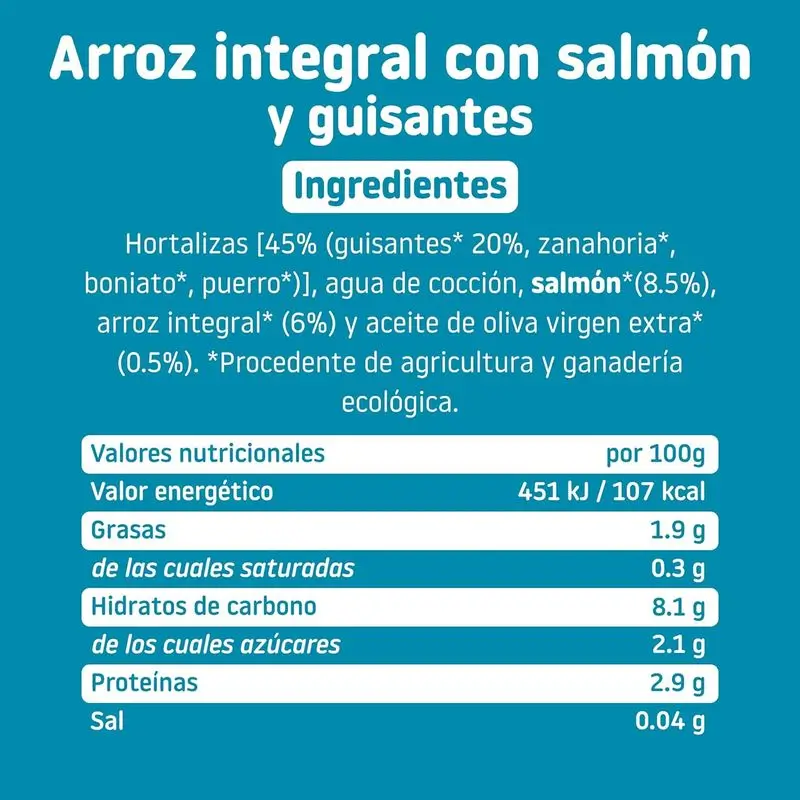 Smileat Salmon & Peas Rice Cakes, 230 Gr - Image 2