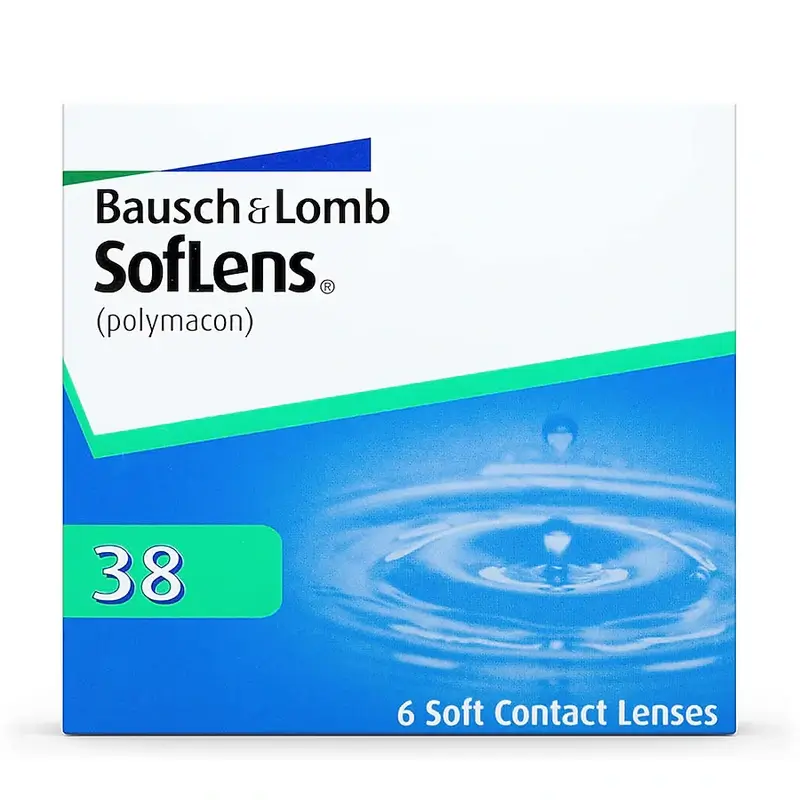 Soflens 38 Monthly Spherical Lenses , 6 units - -5.00, 8.7, 14.0