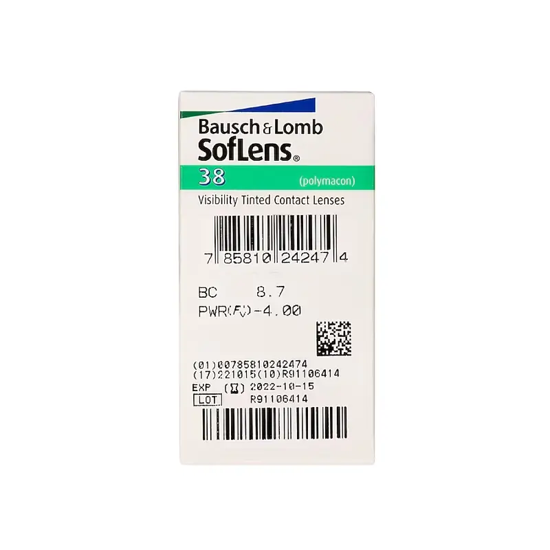 Soflens 38 Monthly Spherical Lenses , 6 units - -7.00, 8.4, 14.0 - Image 2