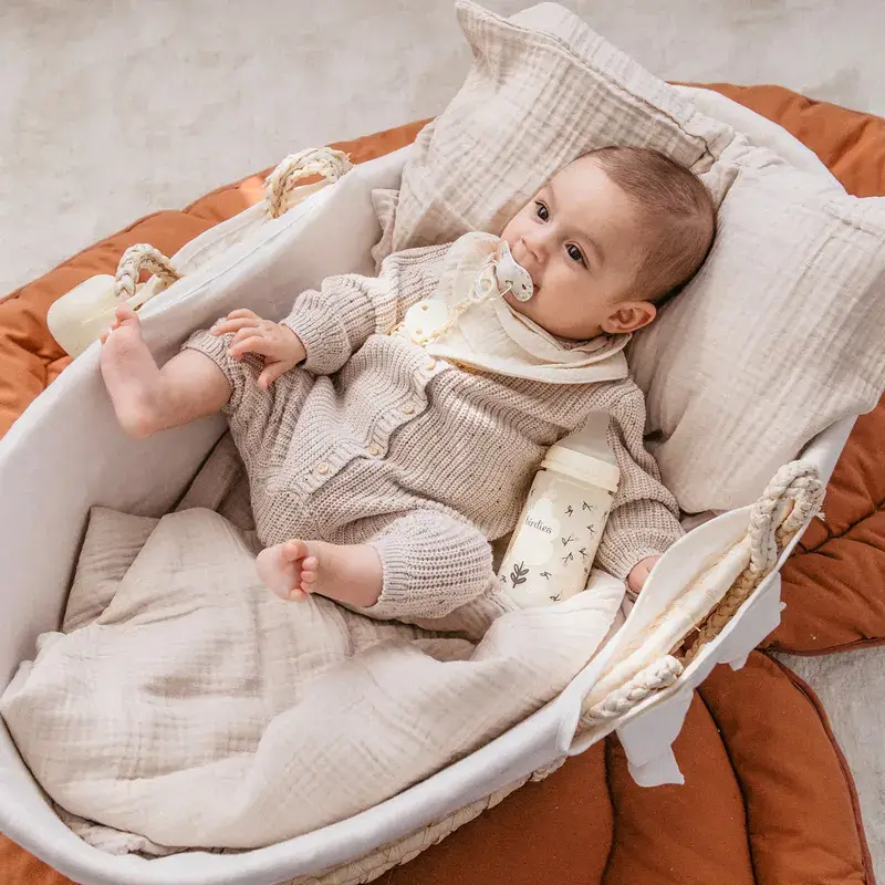 Suavinex Baby Bottle Teat Sx Pro Medium Flow (M) +3 Months Birdies Beige, 270 ml - Image 3