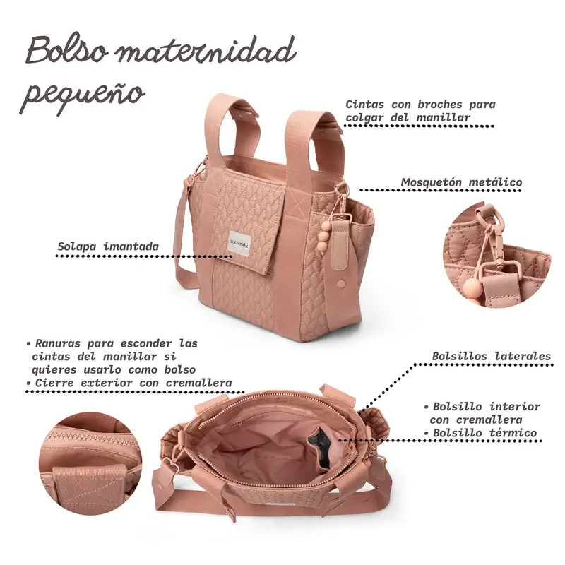 Suavinex Organiser Bag, Pink - Image 6