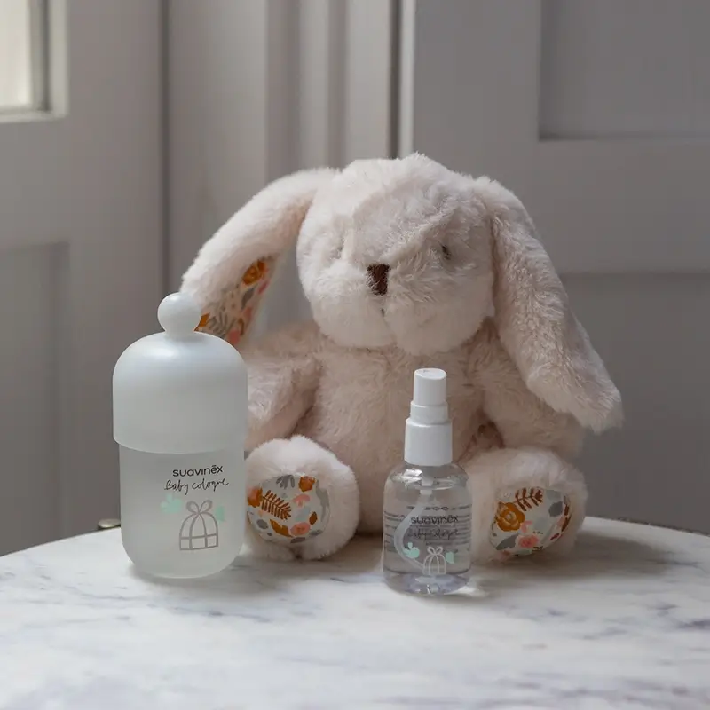 Suavinex Baby Layette with Baby Cologne 100 Ml + Travel Format 50 Ml + Baby Soft Toy - Image 4