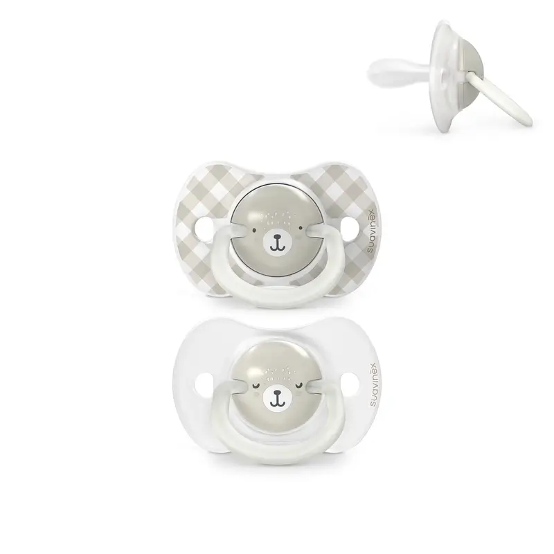 Suavinex Night & Day soothers Night & Day Teat Sx Pro 0/6 Months Grey, 2 units - Image 2