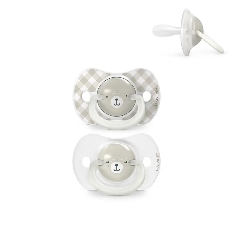 Suavinex Night & Day Night Soothers Sx Pro Teat 6/18 Months Grey, 2 units - Image 3