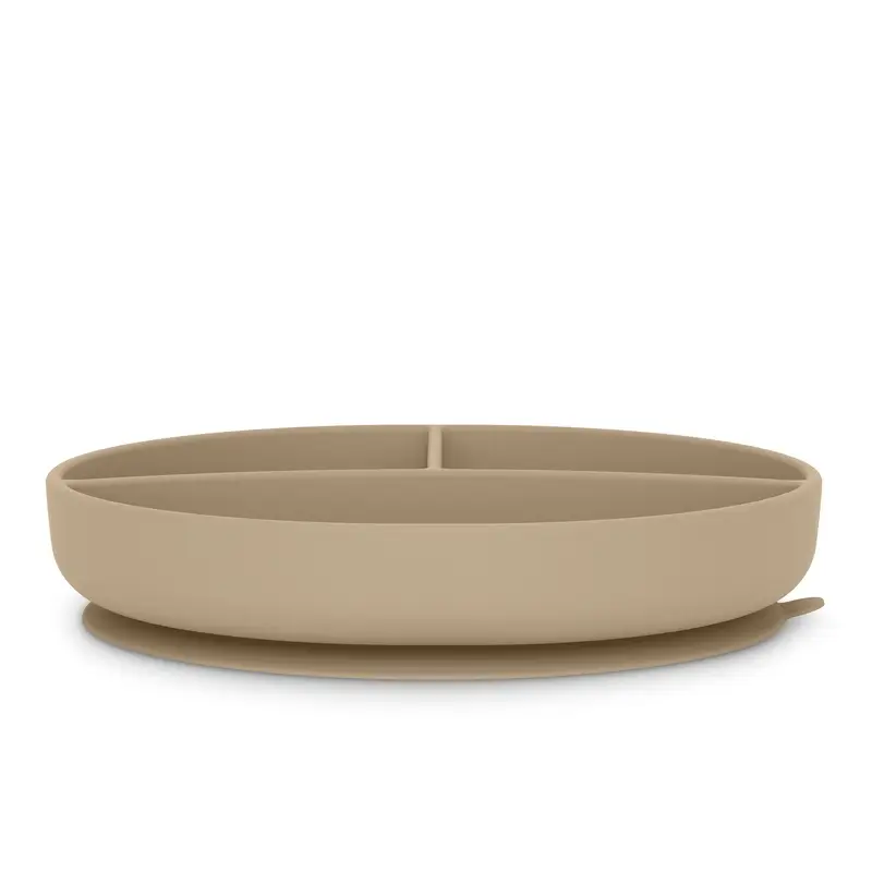 Suavinex Silicone Plate With Suction Cup And Divisions, +6 Months, Beige - Image 3