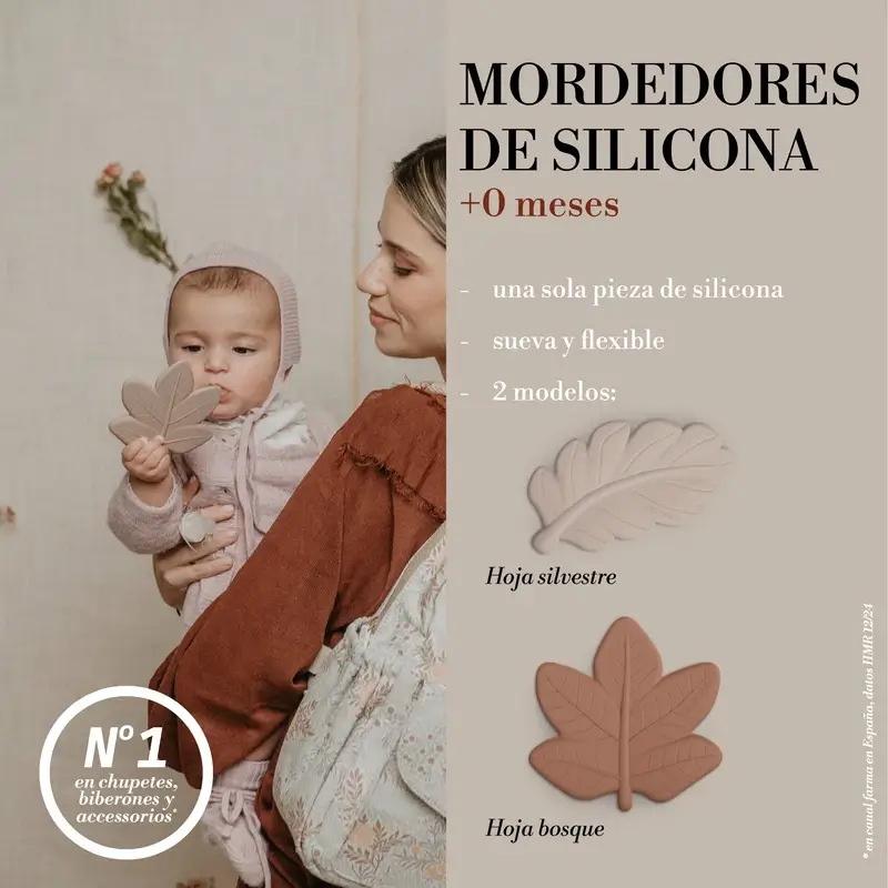 Suavinex Silicone Teether Forest, Poetry Pink - Image 5