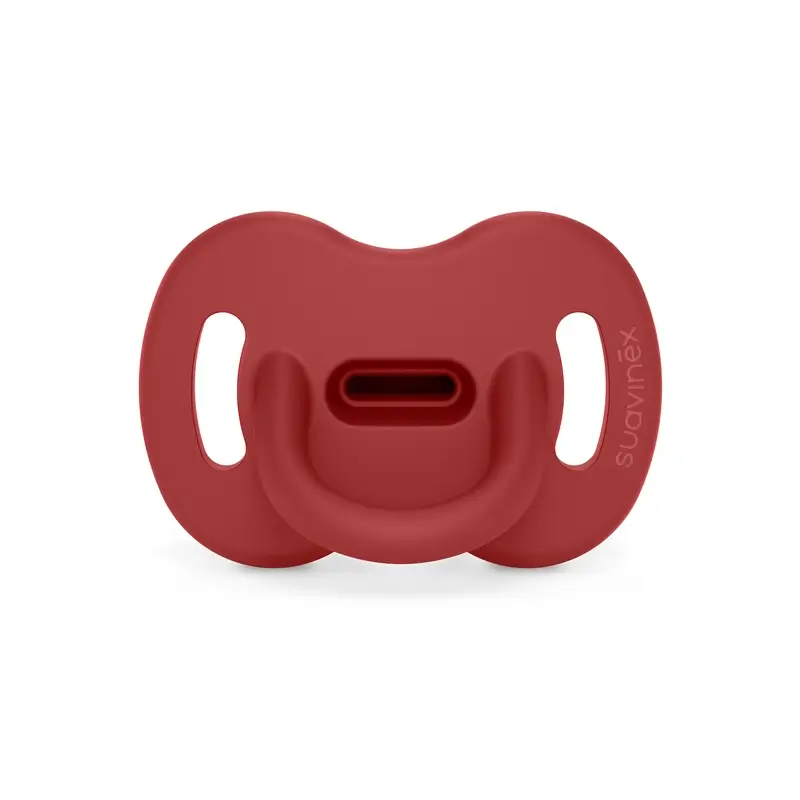 Suavinex Pacifier All Silicone Physiological Sx Pro, 0/6 Months, Chili Pepper