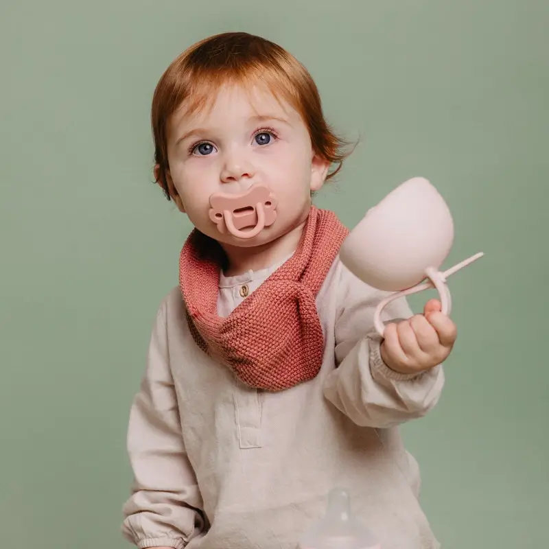 Suavinex Pacifier All Silicone Pacifier Sx Pro, 6/18 Months, Butterfly Peach Pink - Image 7