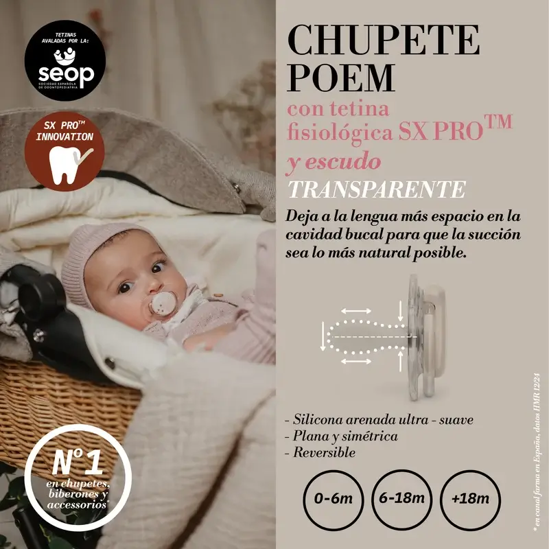 Suavinex Pacifier Sx Pro +18 Months, Poetry Pink - Image 6