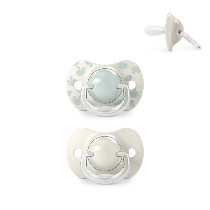 Suavinex Pacifiers Teat Sx Pro 6/18 Months Birdies Green, 2 units - Image 2