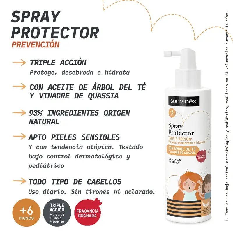 Suavinex Anti-lice Protective Spray, 250 Ml - Image 3