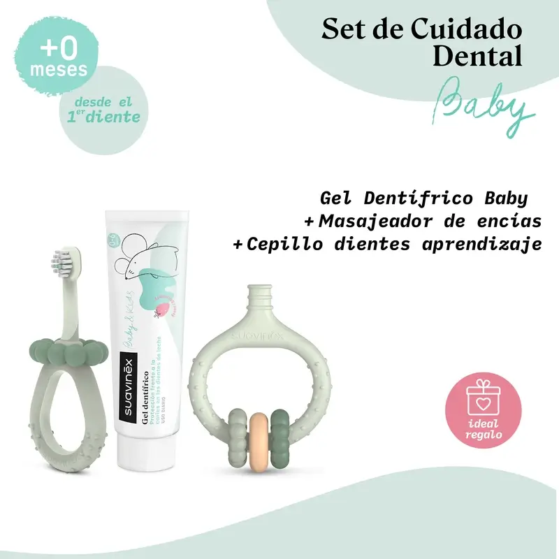 Suavinex Dental Care Starter Set +0 Months, Green - Image 4