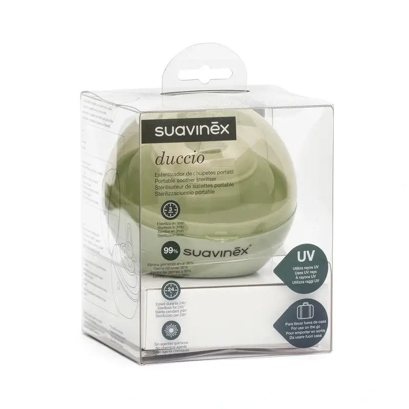 Suavinex Pacifier Steriliser Uv Duccio, Green - Image 3