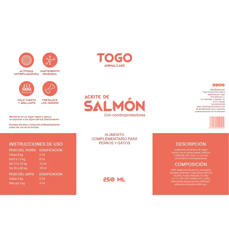 Togo Salmon Oil, 250 ml - Image 8