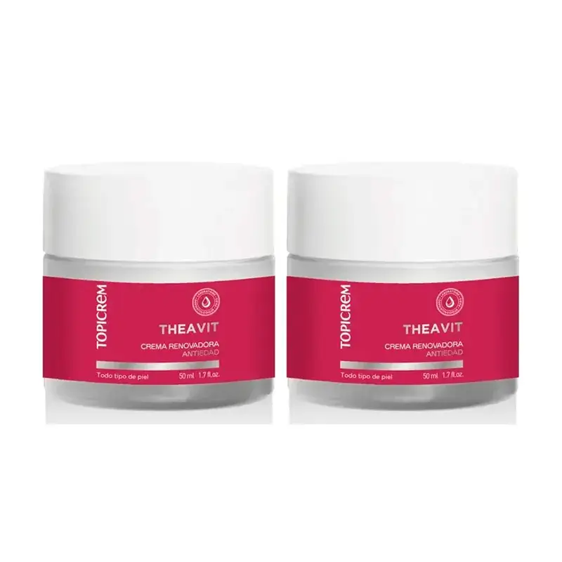 Topicrem Ah Theavit Renewing Cream, Pack 2 x 50 ml