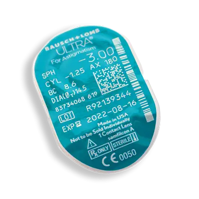 Ultra Monthly Toric Lenses , 3 units - +2.75, -1.75, 170, 8.6, 14.50 - Image 3