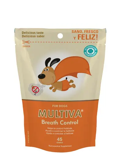 Vetnova Multiva Breath Control, 45 Chews, snack for dogs