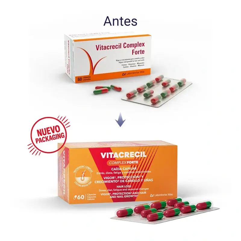Vitacrecil Complex Forte, Pack 2 x 60 Capsules - Image 2