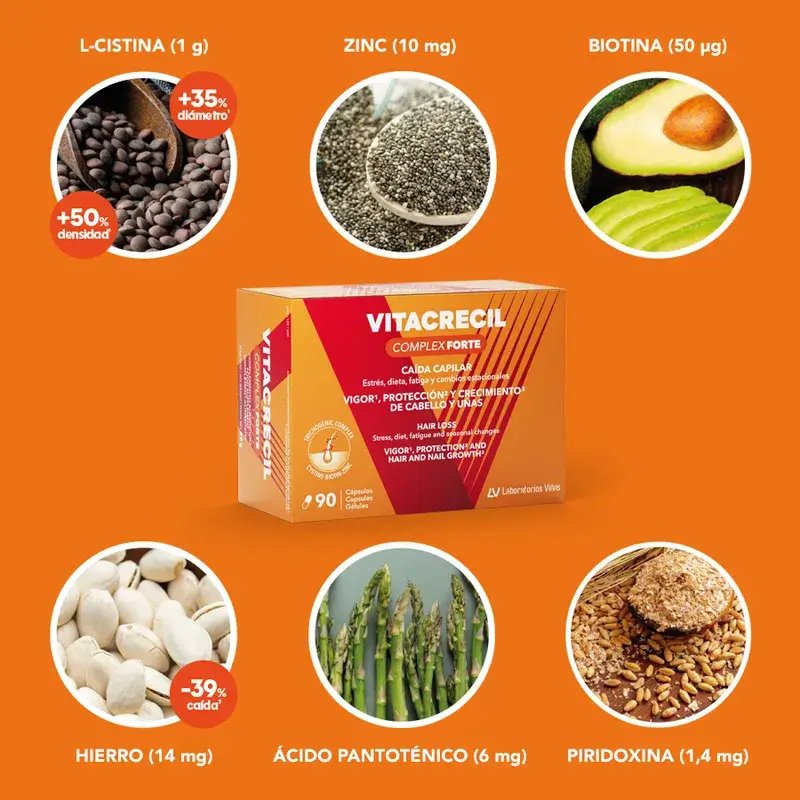 Vitacrecil Complex Forte, Pack 3 x 90 capsules - Image 4