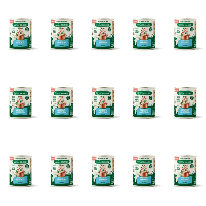 Wild Balance Canned Market Stew With Turkey & Beef For Dogs, 400 g, Pack of 15