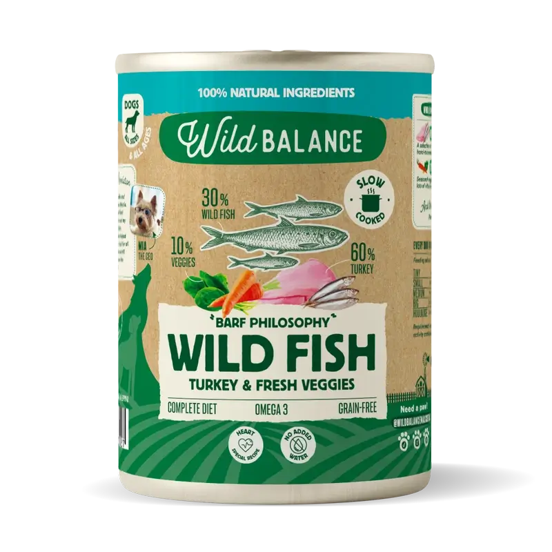 Wild Balance Fish Barf Philosophy Can For Dogs, 400 grams