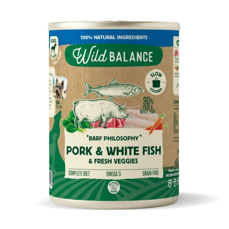 Wild Balance Hake Barf Philosophy Can For Dogs, 400 grams