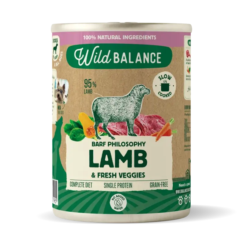 Wild Balance Lamb Barf Philosophy Can For Dogs, 400g